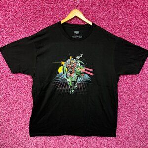 Deadpool Riding a Trex T-shirt size 2xl